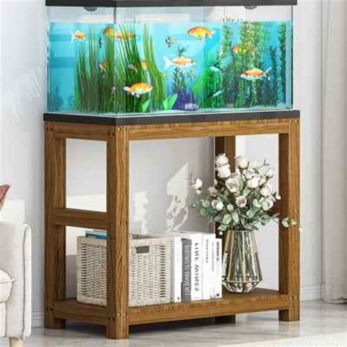 实木鱼缸架子底柜底座水族箱桌子木质置物架龟缸架草缸架中小型架