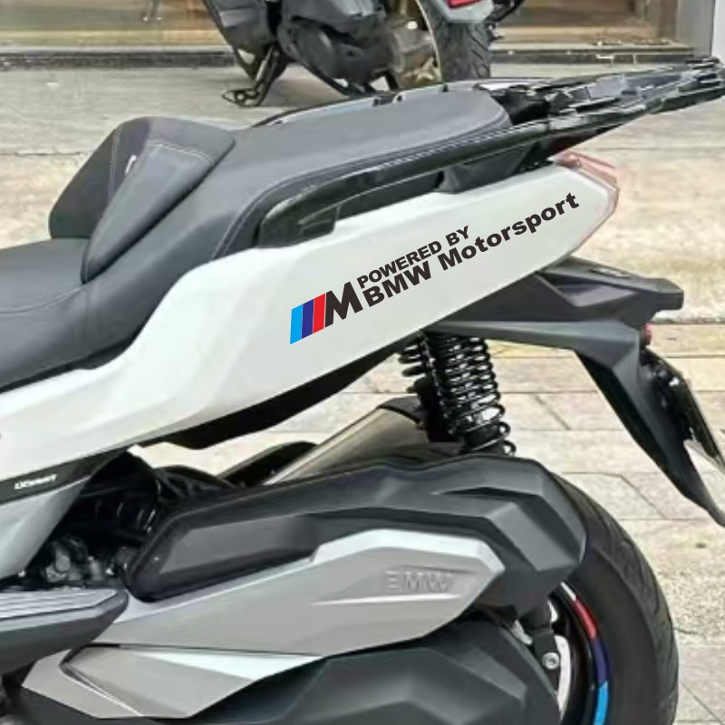 适用于宝马C400Gt贴纸,摩托车贴花,汽车后部双面印花,防水改装汽