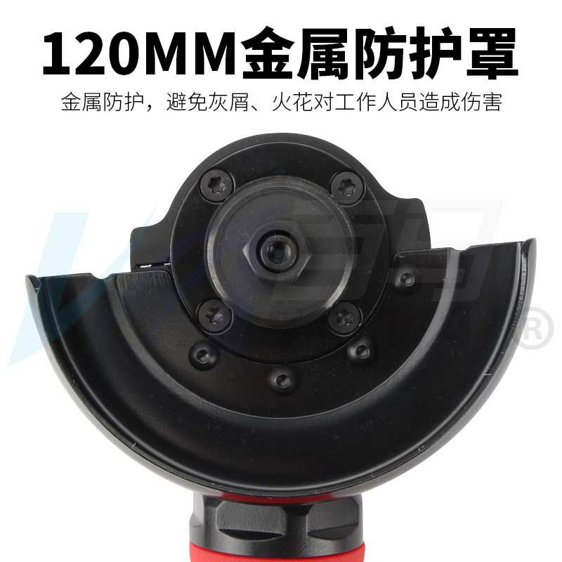 BAIMA百马4寸气动角磨机加长角向磨光机切割打磨机抛光砂光砂轮机
