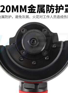 BAIMA百马4寸气动角磨机加长角向磨光机切割打磨机抛光砂光砂轮机