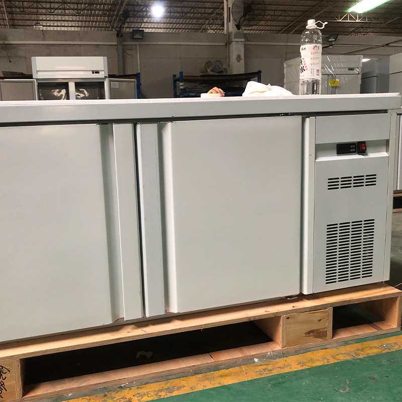 柏川冰箱制冷冷冻冰柜一米二风冷冷藏工作台商用不锈钢保鲜操作台