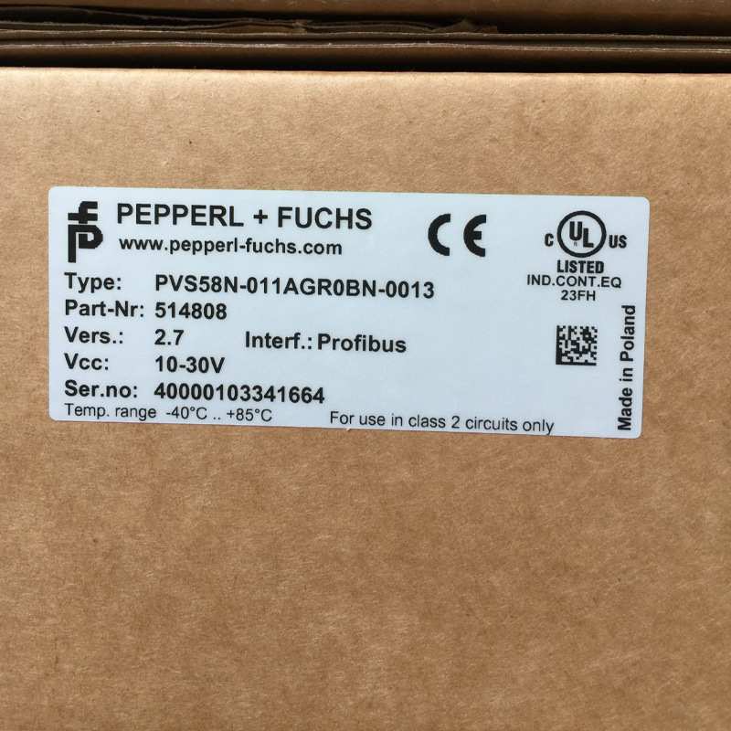 P*F单圈绝对值编码器 PVS58N-011AGR0BN-0013 订货号:514808现货