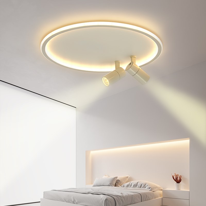 超薄卧室吸顶灯客厅家用圆形leBd现代简约射灯餐厅书房超亮北欧灯