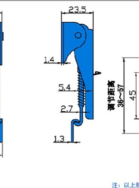 可调搭扣 重型30m4不锈钢调节螺丝箱搭扣 箱包搭扣 包装箱搭扣锁