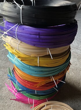 染色竹条竹制品红色绿色竹片编织蓝色黑色紫色玫红色竹排婚庆装饰