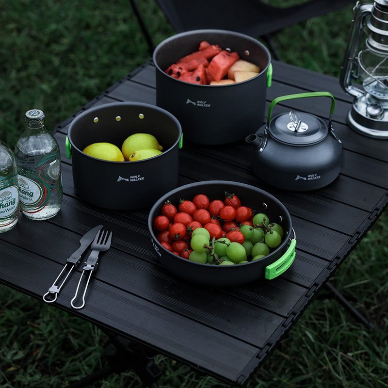 套锅烧烤架户外露营野炊用品装备便携式锅具组合套装野外野餐炉具,户外/登山/野营/旅行用品,套锅/户外炊具,淘宝优惠券,粉丝福利购,淘宝优惠卷