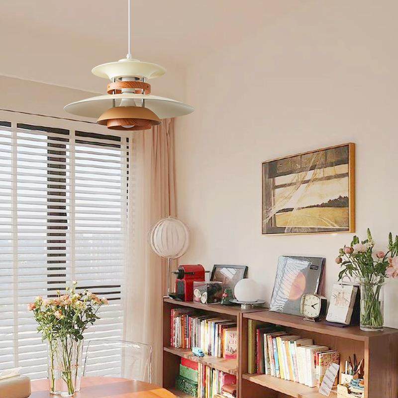 网红风丹麦吊灯日式设计师高档奶油风复古餐厅吧台PH5吊灯