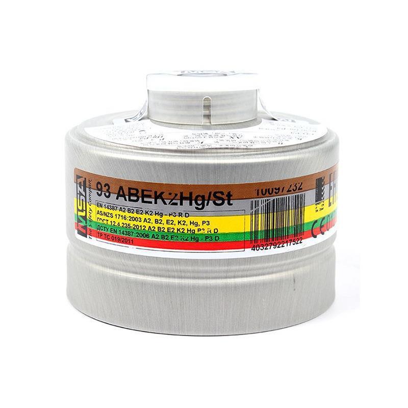 MSA梅思安10097232-CN滤盒93ABEK2Hg/St防综合性气体粉尘滤毒罐