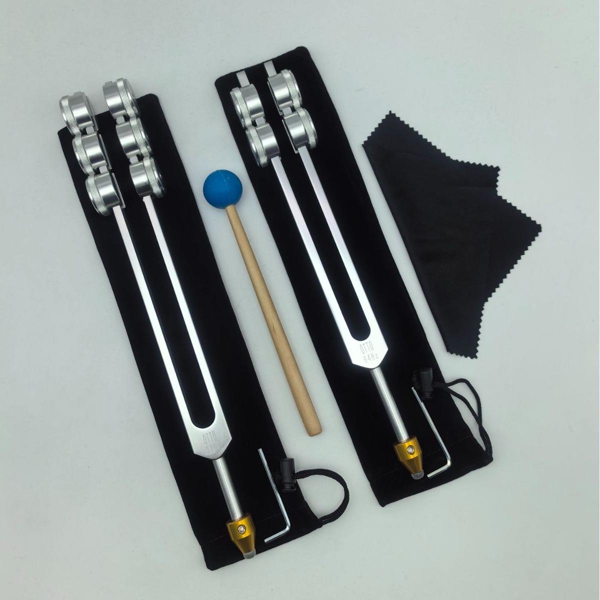 OTTO32HZ低频音叉OTTO64HZ铝合金音叉128HZ音叉水晶底座