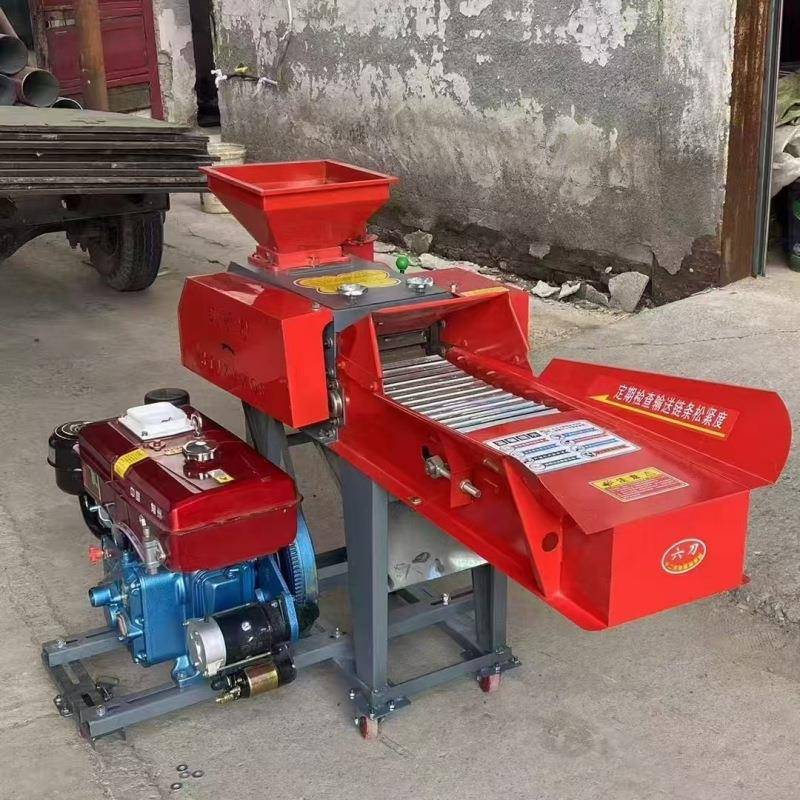 牛羊饲料铡揉粉一体机干湿秸秆柠条粉碎机花生秧玉米饲料粉碎机