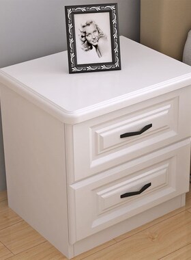 实木床头柜简约h现代白色卧室储物收纳柜北欧经济型床边小柜子17