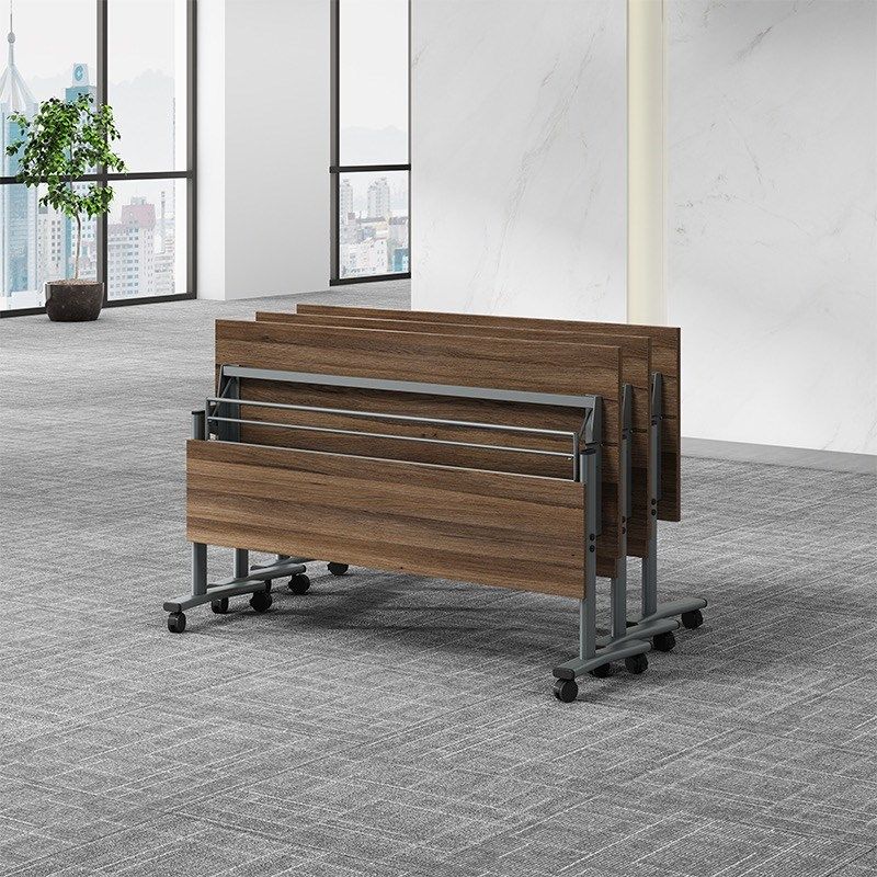 折叠培训桌会议桌可移动长条桌长桌多人组合桌子办公桌椅培训机构