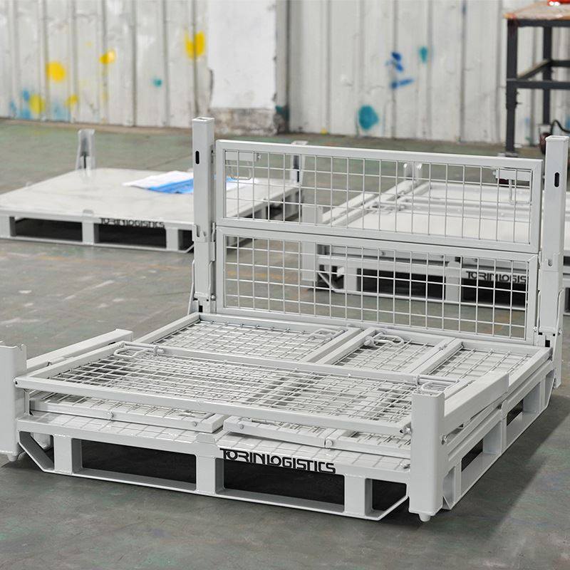 新品金属底板仓库折叠箱网折叠式金属仓储笼可堆叠仓库笼铁网箱铁,搬运/仓储/物流设备,其他起重搬运设备,淘宝优惠券,粉丝福利购,淘宝优惠卷