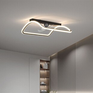 吸顶灯直流变频节能风扇灯房间卧室书房LED离线语音智能家用灯具