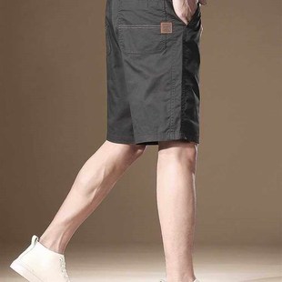 休闲短裤 潮流直筒五分裤 男夏季 冰丝潮牌宽松运动中裤 薄款 高端美式