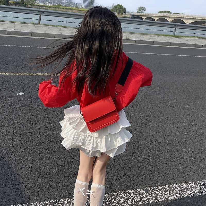 女童春夏2025新款薄款宽松休闲百搭韩版拉裢抽绳长袖防晒外套衣服
