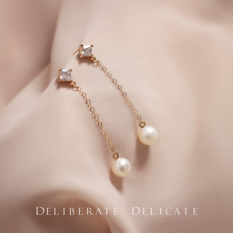 DD天然珍珠耳环女长款韩国气质精致耳钉超仙蚊香盘耳夹冷淡风耳坠,饰品/流行首饰/时尚饰品新,耳环,淘宝优惠券,粉丝福利购,淘宝优惠卷