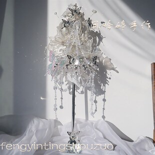 权杖DIY手捧花婚礼流光权杖材料包高级仙女新娘结婚送闺蜜礼物