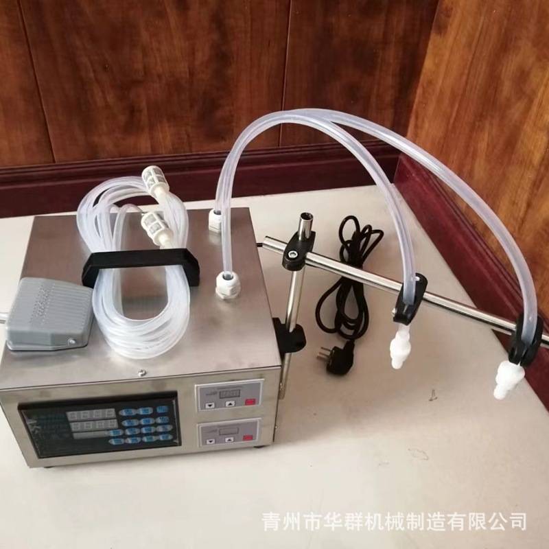 小型半自动灌装机 小剂量液体灌装机 白酒精油口服液药水灌装设备