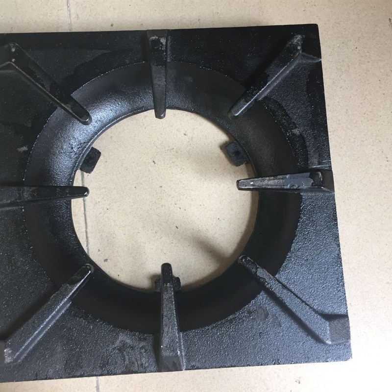 煲仔炉花板平头炉花架商用煲仔炉架圆形锅L架子双头生铁灶面板配