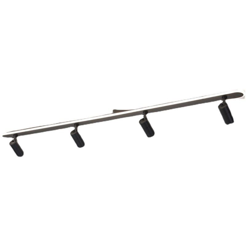 轨道明装射灯fled天花灯家用北欧衣帽间商用无主灯客厅背景墙射灯