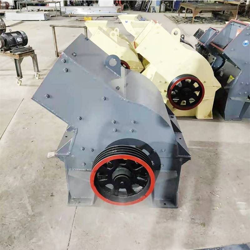 厂家锤破河卵石建筑垃圾石材边角料小型移动石料粉碎机锤式破碎机