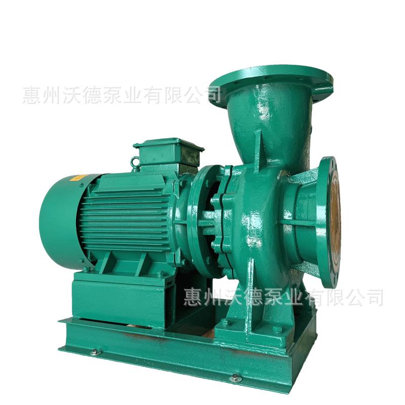 卧式端吸管道离心泵200-500B空调冷冻循环水泵55kw低转速给水