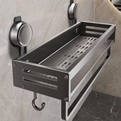 太力吸盘置物架浴室卫生间免打孔洗漱台壁挂式 挂墙上洗手间厕所收