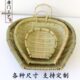 竹编制品竹编筲箕厨房家用簸箕淘米沥水晾晒收纳筐手工农家竹筛子