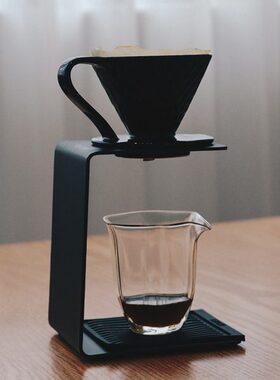 简约金属铝制 手冲咖啡架子 V60滤杯架 滤杯支架 手冲架过滤架