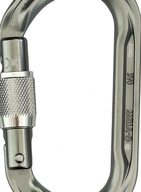 GVIEW/旗云 OAK C282S O型丝扣锁 双自动锁 攀岩登山速降户外