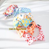 小型猫犬金渐层 时尚 宠物猫狗猫脖圈可爱装 饰领结项圈衣领颈圈夏季