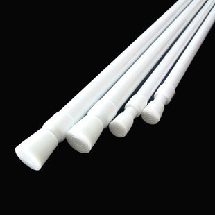 免打孔免安装伸缩杆罗马杆浴帘杆卧室撑杆窗帘杆半帘杆子轨道