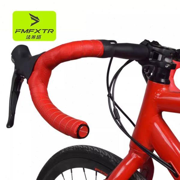 耐磨防滑公路车把带自行车绑带死飞赛车碳纤纹理皮革缠手把带装备
