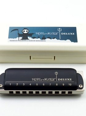 Devil Blues口琴DBD初学十孔布鲁斯蓝调10孔PADDY蓝网园园同款