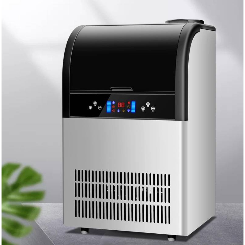 制冰机商用小型家用冰块机KTV奶茶咖啡店全自动方冰机快速制冰