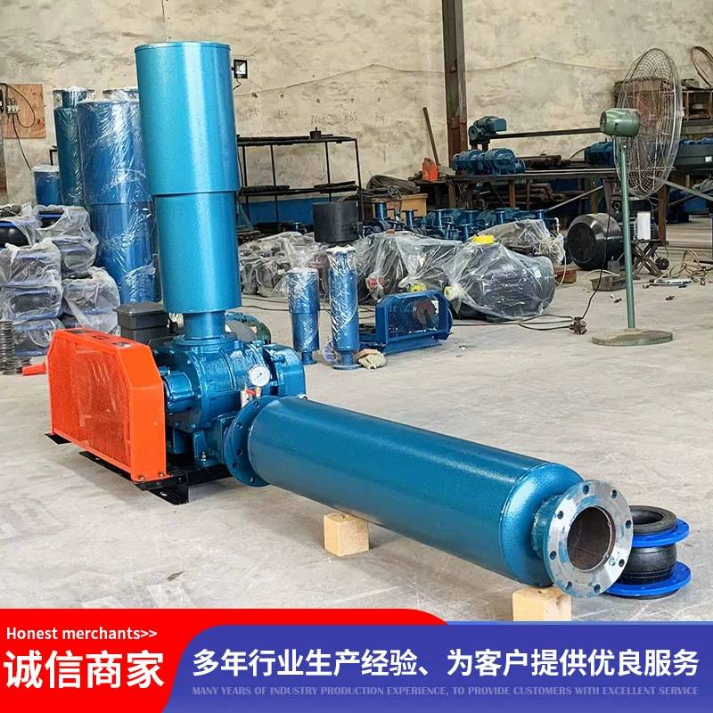 专业生产脱硫脱硝罗茨风机曝气增氧负压抽气三叶罗茨鼓风机