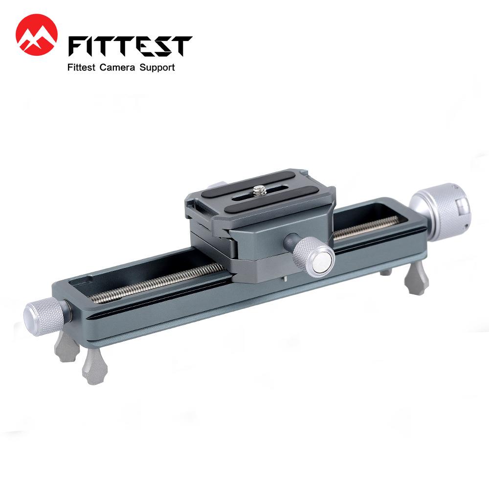 FITTEST众杰MR-180II微距云台导轨便携桌面拍摄滑轨微移延时视频