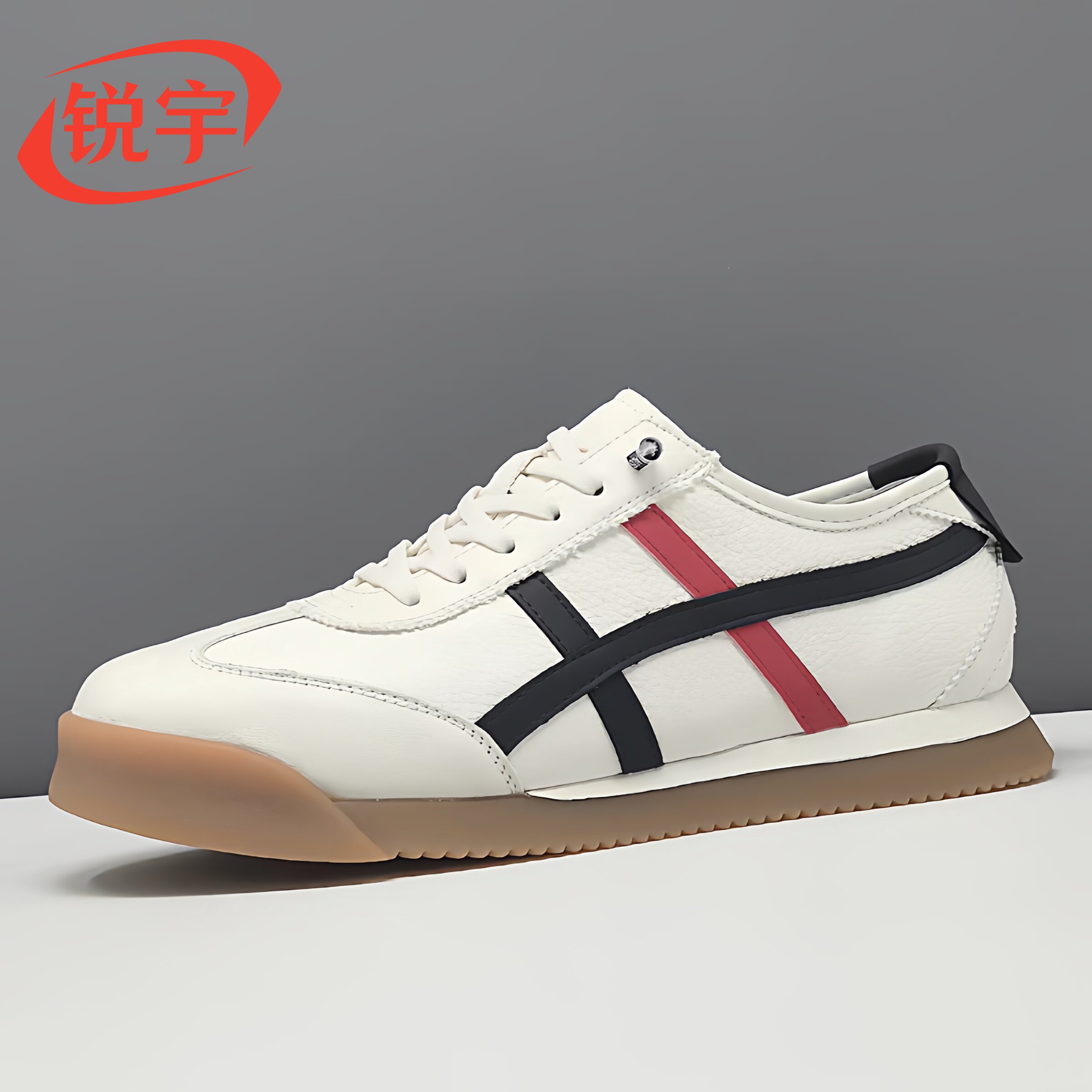 真皮板鞋男款潮流百搭鞋子男鞋小白鞋男士高端免系带一脚蹬懒人鞋