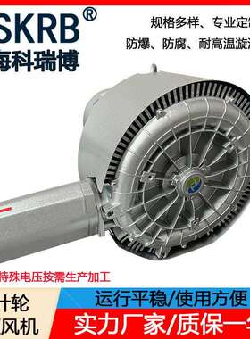 零售2GH 320-H36 380V 1.3KW漩涡高压鼓风机高吸力旋涡式气泵