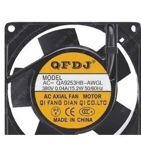 QFDJ AC380V QA9253HB-AWGL 机箱机柜散热轴流风机
