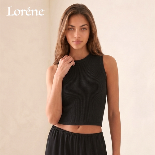 Lorene无袖短袖可水洗羊毛背心