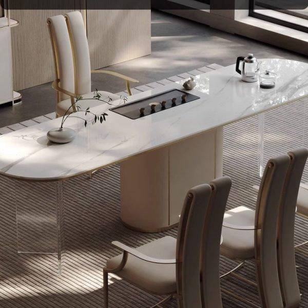 岩板茶桌椅组合端亚克力公家用泡茶桌意式轻奢茶台烧水壶一体,商业/办公家具,茶台/茶桌,淘宝优惠券,粉丝福利购,淘宝优惠卷