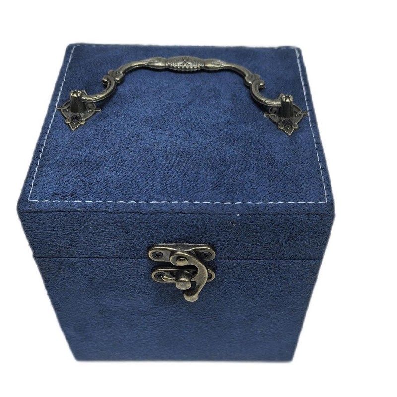 精品首饰盒收纳盒礼品盒M多功能盒鹿皮绒盒