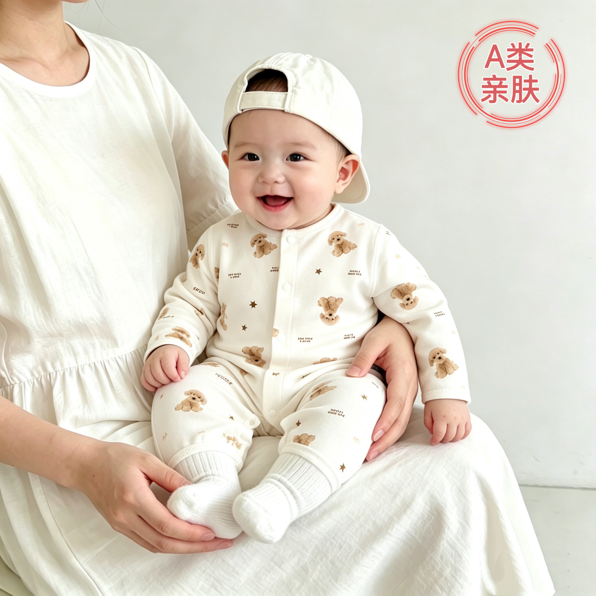 童诺喜婴儿衣服夏季连体衣薄款空调服男宝宝女婴幼儿衣服a类纯棉