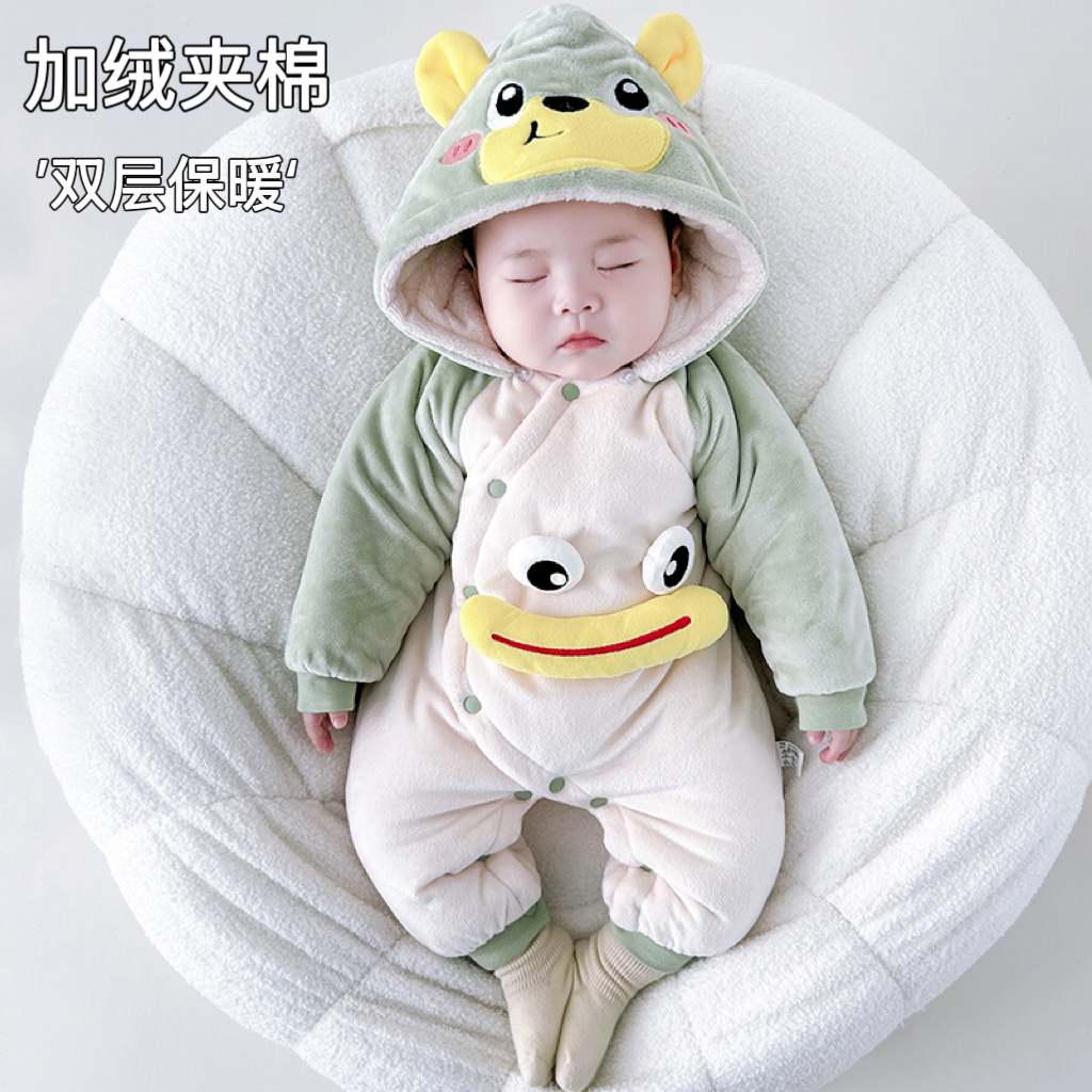 宝宝外出服冬棉服婴儿冬装连体衣