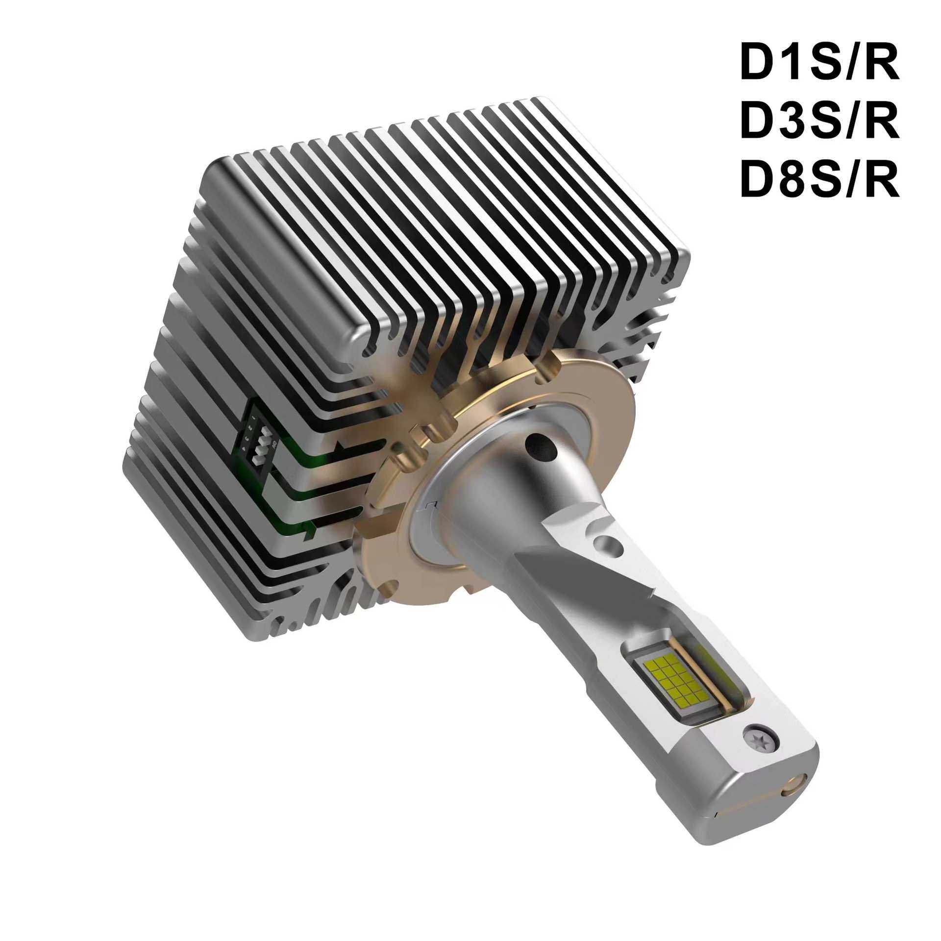 2023新款A12汽车大灯D系列直插替换原车HID灯泡 无损安装 D1S D3S