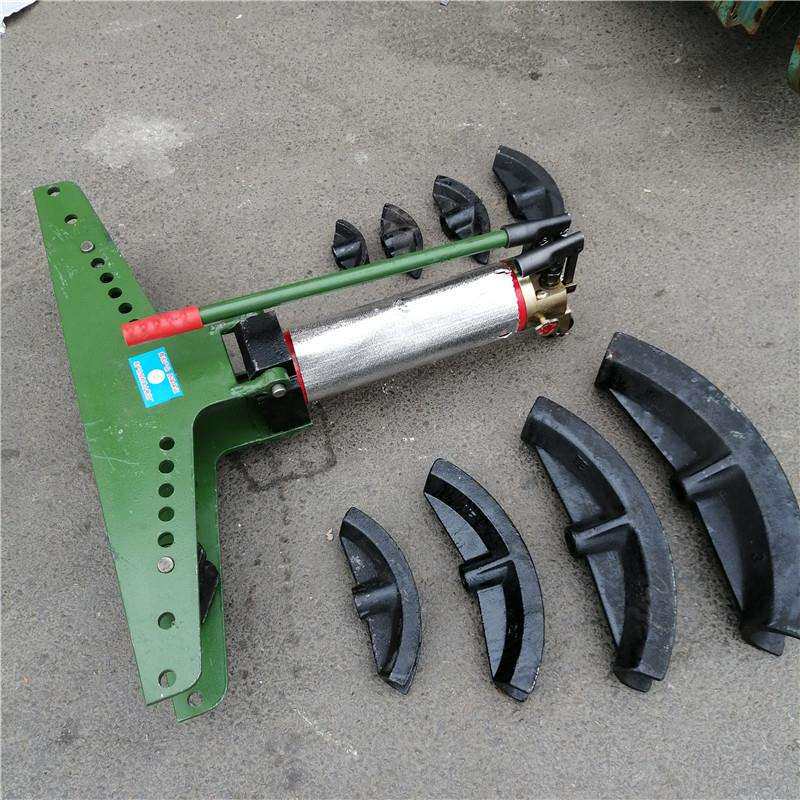 HHW-4手动液压弯管机 煨弯机90度 钢管成型压弯机重量轻