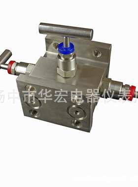 1/2NPT 3 way manifold valve M20x1,5PN40 female thread