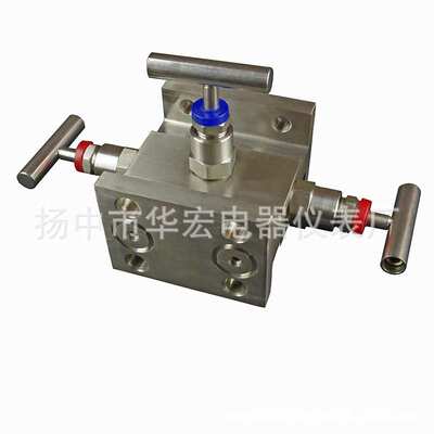 1/2NPT 3 way manifold valve M20x1,5PN40 female thread